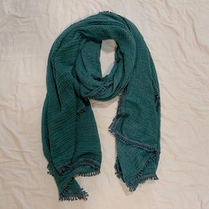 Teal scarf